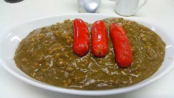「ウインナーカレー 600円」@まんてんの写真