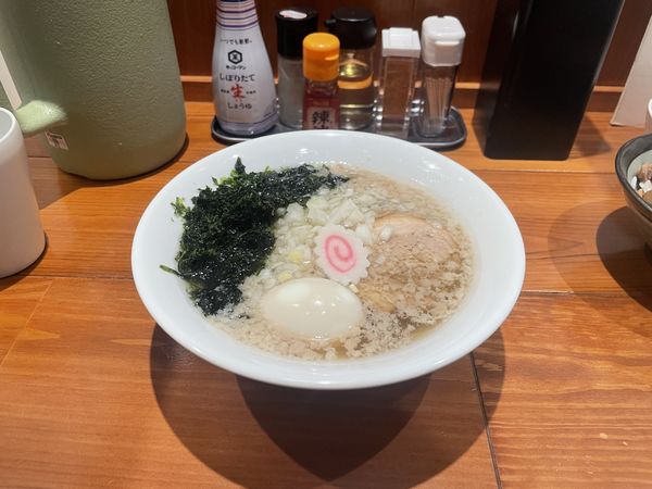 「【限定】背脂中華（塩）」@麺屋 真心の写真