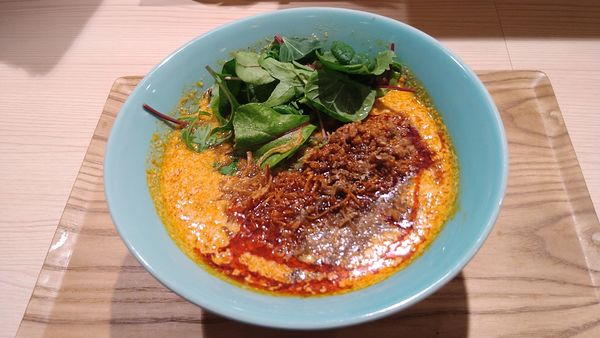 「大豆たっぷりヴィーガン坦々麺(1日10色)¥1080-」@とりそばカフェ しょうわの写真