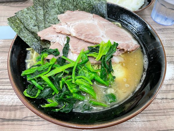 「半熟味玉ラーメン中」@武蔵家直系 ぼうそう家の写真