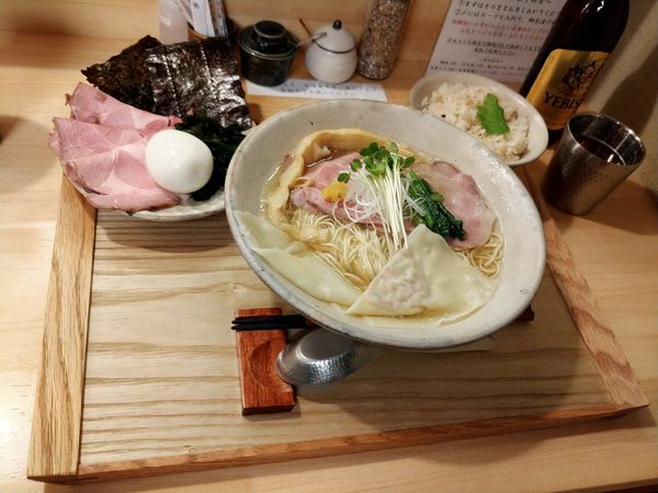 「特製真鯛そば(しお)」@真鯛そば はなたばの写真