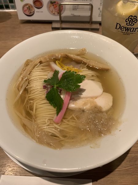 「鳥SOBA（塩）」@むぎとオリーブ さいたま新都心店の写真