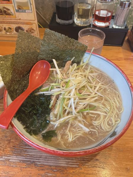 「ネギラーメン中盛り」@椿 ラーメンショップ 木立店の写真