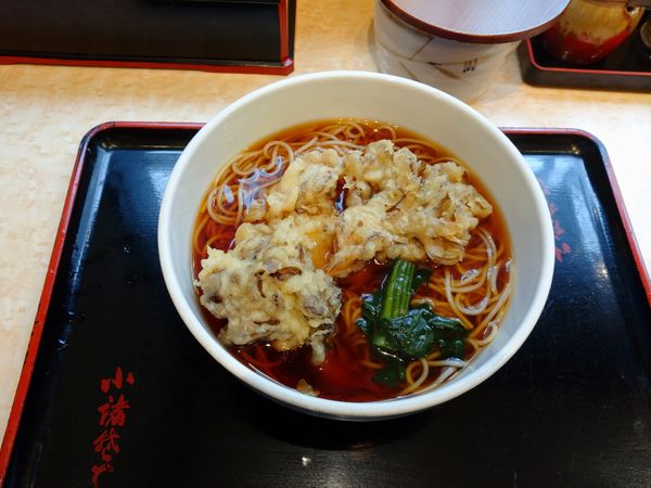 「舞茸天そば(520円)」@小諸そば 金杉橋店の写真