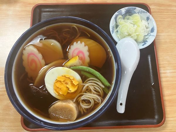 「おかめそば800円」@中田屋の写真