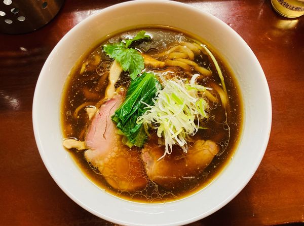 「【限定】重ね出汁ともち小麦の手打中華蕎麦」@麺屋 くまがいの写真