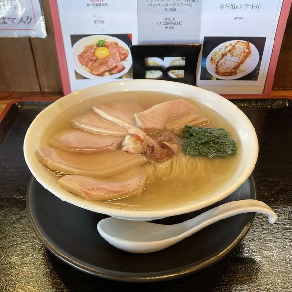 「山六そば【塩】」@麺創 なな家の写真