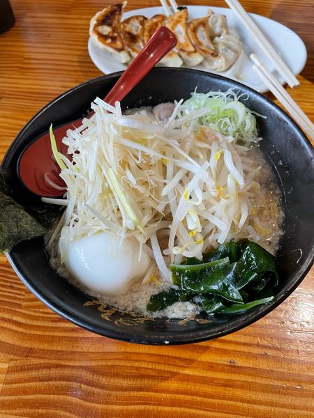 「もやしラーメン」@ラーメンショップ  とんちゃん 藤原店の写真