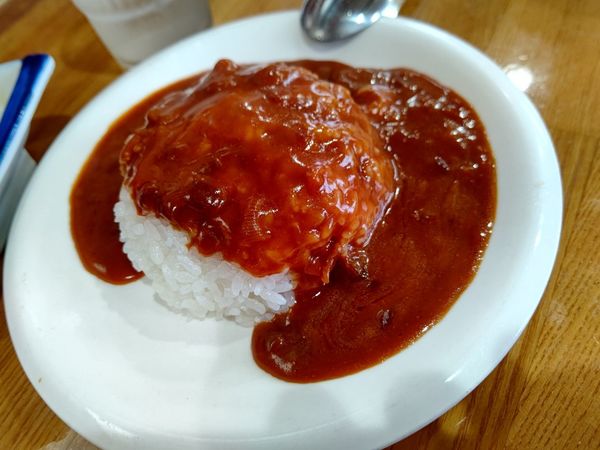「カレー小丼430円」@みそ膳 吾妻原町店の写真