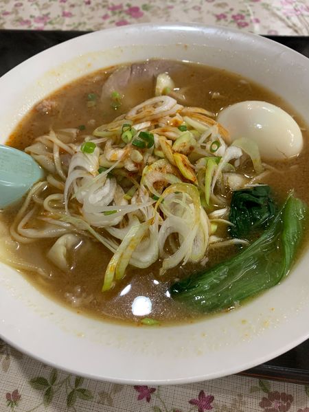 「ネギみそチャーシューワンタンメン(半熟卵)」@好栄の写真