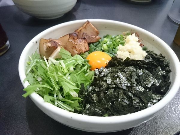 「まぜそば」@てっぺん 上小田井分店の写真