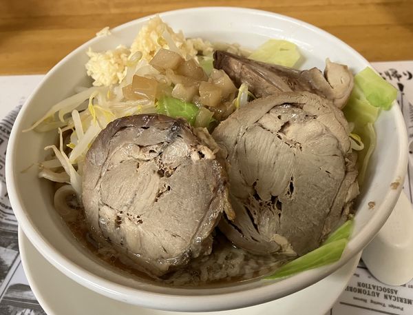 「豚ラーメン(あっさり)」@ラーメン中毒 高浜海の家店の写真