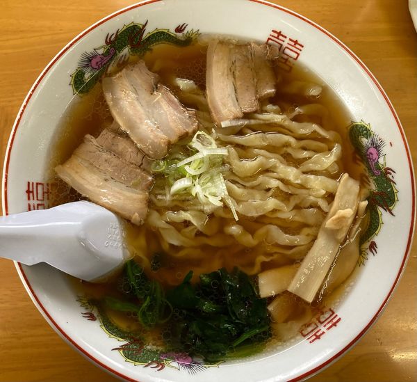 「手打ちラーメン」@古川農園の写真