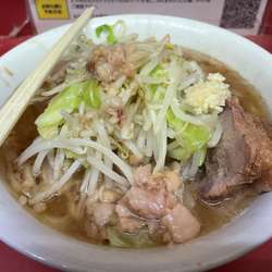 小ラーメン 豚2枚ニンニクアブラ