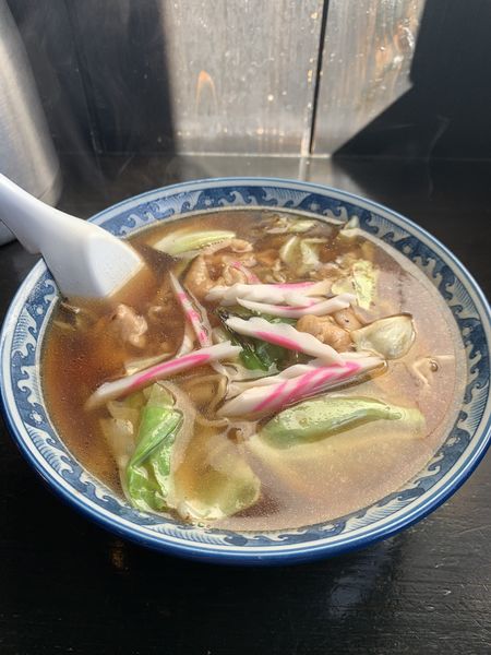 「スープ入焼きそば」@釜彦の写真