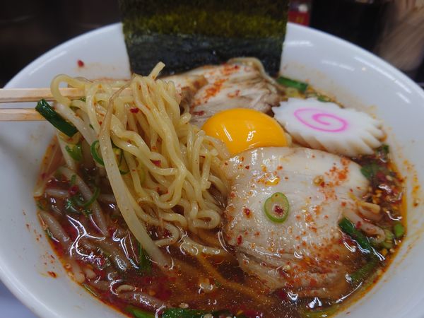 「友愛亭流辛ラーメン¥850」@友愛亭の写真