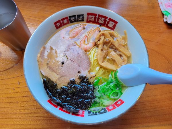 「魚介塩」@中華そば 阿波家の写真