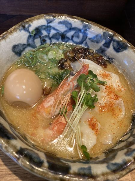 「超人的海老塩セット¥1,100」@らーめん 砦 京町堀店の写真