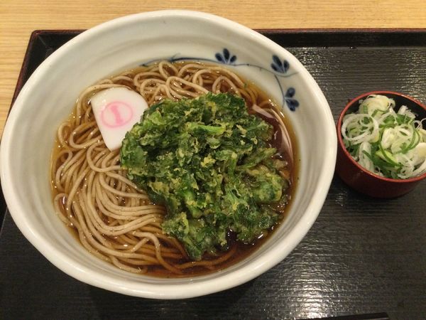 「春菊そば(¥550)」@そばいち 神田店の写真