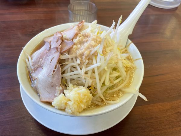 「ニンニク背脂醤油ラーメン」@ラーメン魁力屋 南行徳店の写真