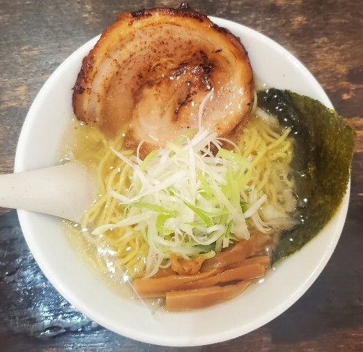 「あっさり 塩はな道(大盛)」@麺屋 はな道の写真