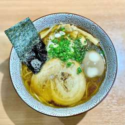 あご煮干しそば【醤油】+ 味玉