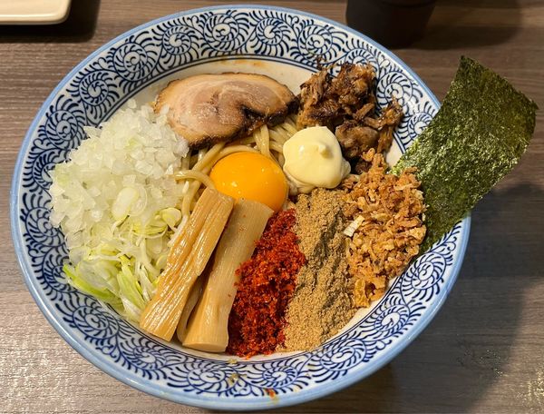 「まぜそば 並 +マヨネーズ」@狼煙 〜NOROSHI〜の写真