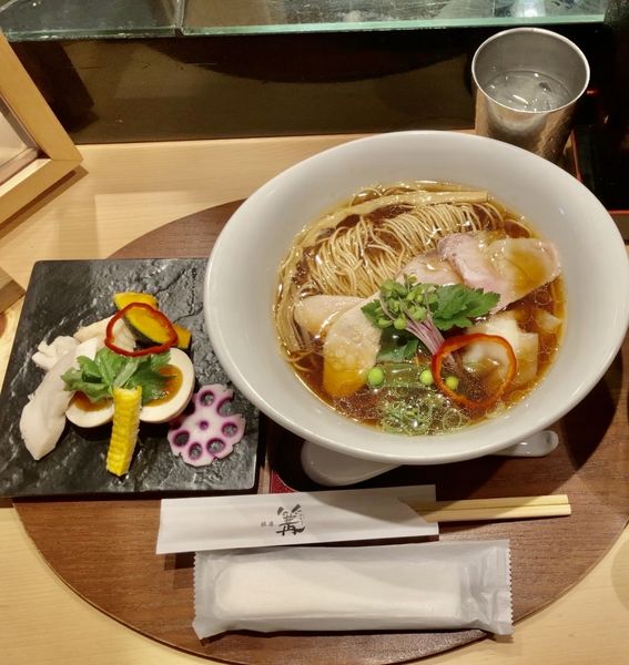 「特製鶏そば」@銀座 篝 本店の写真