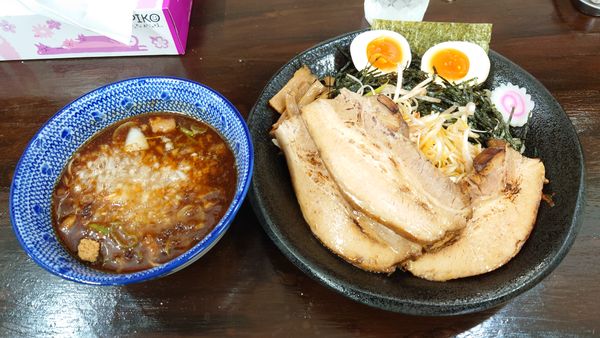 「ネギつけそば（小） 850円 + 替玉 100円」@麺屋こうきの写真