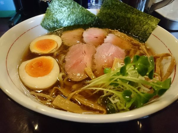 「特製中華そば」@中華そば 敦の写真