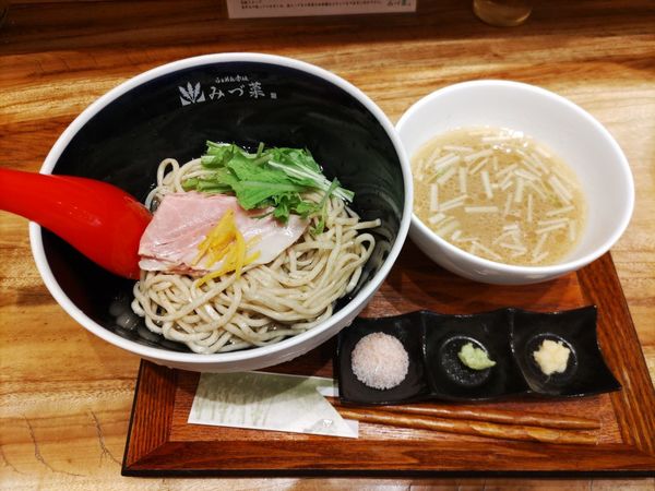 「昆布水塩つけめん」@らぁめん 赤坂 みづ菜の写真