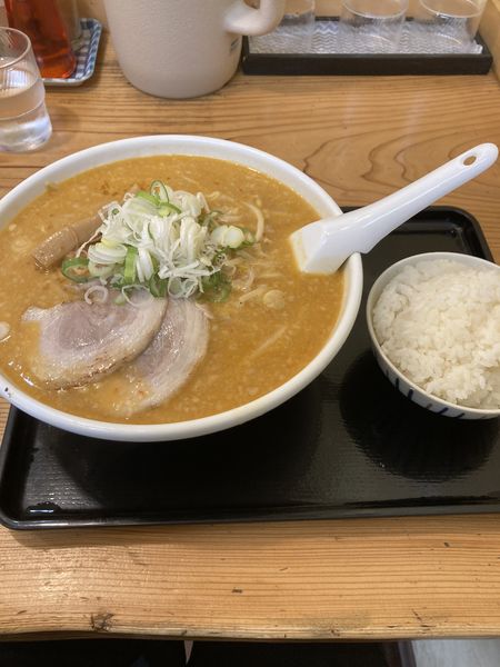 「ミソラーメン」@自家製麺 麺屋 虎治の写真