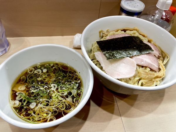 「＜本日限定＞ 手揉みつけそば  醤油￥1000＋大盛￥150」@手揉み中華そば 中村の写真