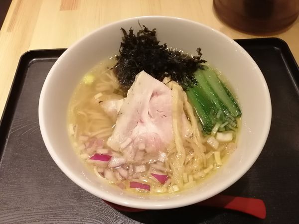「限定　　鶏アゴ伊吹煮干しらーめん　1000円」@超純水採麺 天国屋の写真