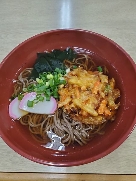 「かき揚げそば」@エスカァルの写真