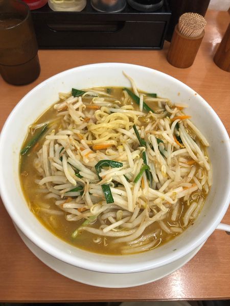 「味噌ラーメン570円」@熱烈中華食堂 日高屋 幡ヶ谷南口店の写真