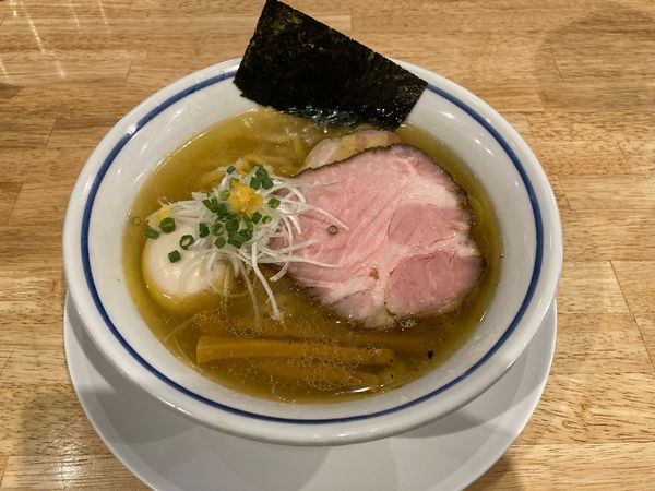 「煮玉子中華そば・塩」@手打式超多加水麺 ののくらの写真