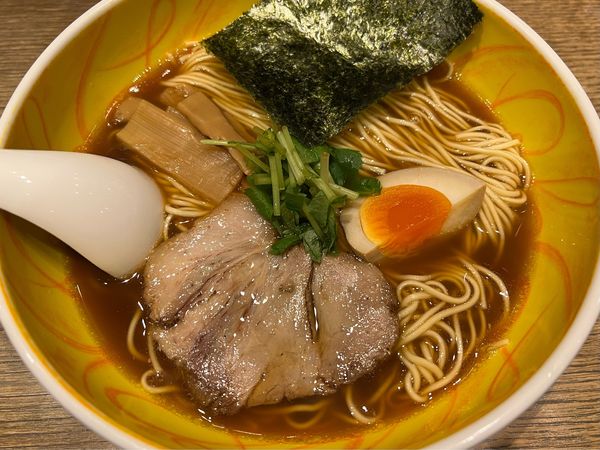 「三年熟成醤油らーめん」@いちばんやの写真