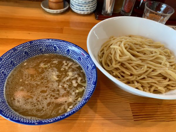 「豚骨魚介つけ麺」@麺笑 コムギの夢の写真