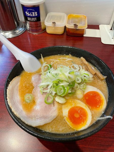 「みそラーメン」@博多ラーメン しばらく 西新店の写真
