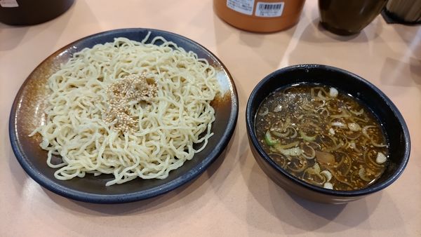 「醤油つけ麺」@中華そば 我成の写真