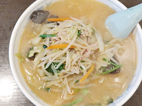 「味噌老麺（太麺、豆板醤なし）」@百花亭の写真