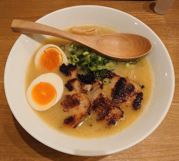 「スペシャルぽてりラーメン(こんにゃく麺に変更)1380円」@鶏ポタラーメン THANK お茶の水の写真