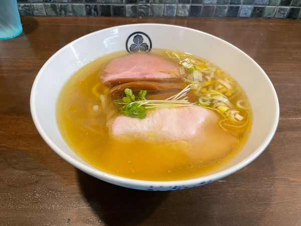 「塩ラーメン」@麺屋みつば＋クローバーの写真