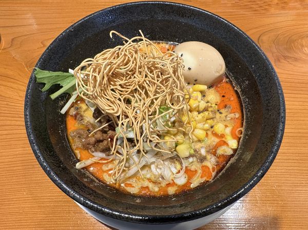 「特製坦々麺(辛２)1100円」@Hino担担麺 kokuuの写真