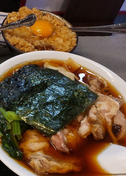 「長岡ちゃーしゅー+チャーシューTKG」@新潟長岡らぁめん 藤の写真