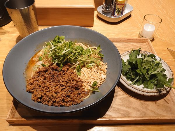 「汁なし担々麺(1000円)」@中華そば 二階堂の写真