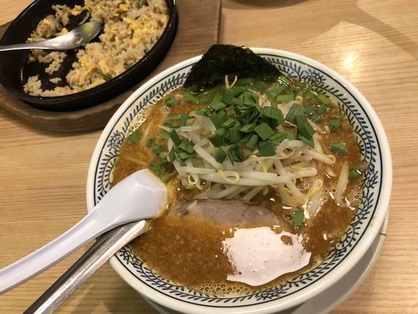 「熟成味噌ラーメン」@丸源ラーメン 大宮バイバス宮原店の写真