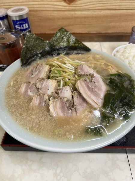 「ネギチャーシューメン」@ラーメンショップ 塚崎店の写真
