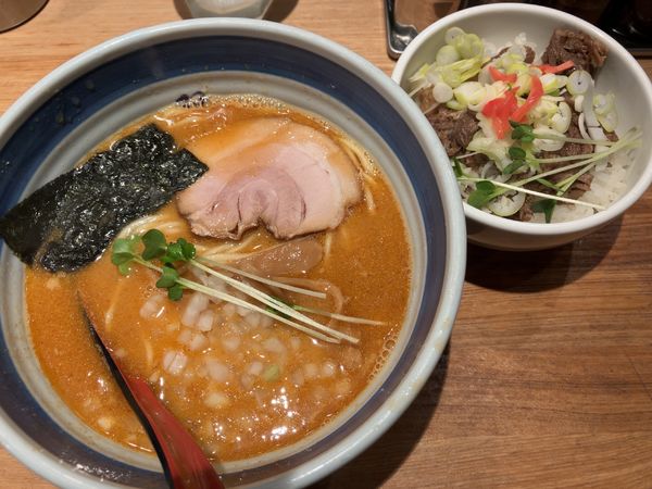 「双麺らーめん（味噌）　880円」@双麺 浅草橋店の写真